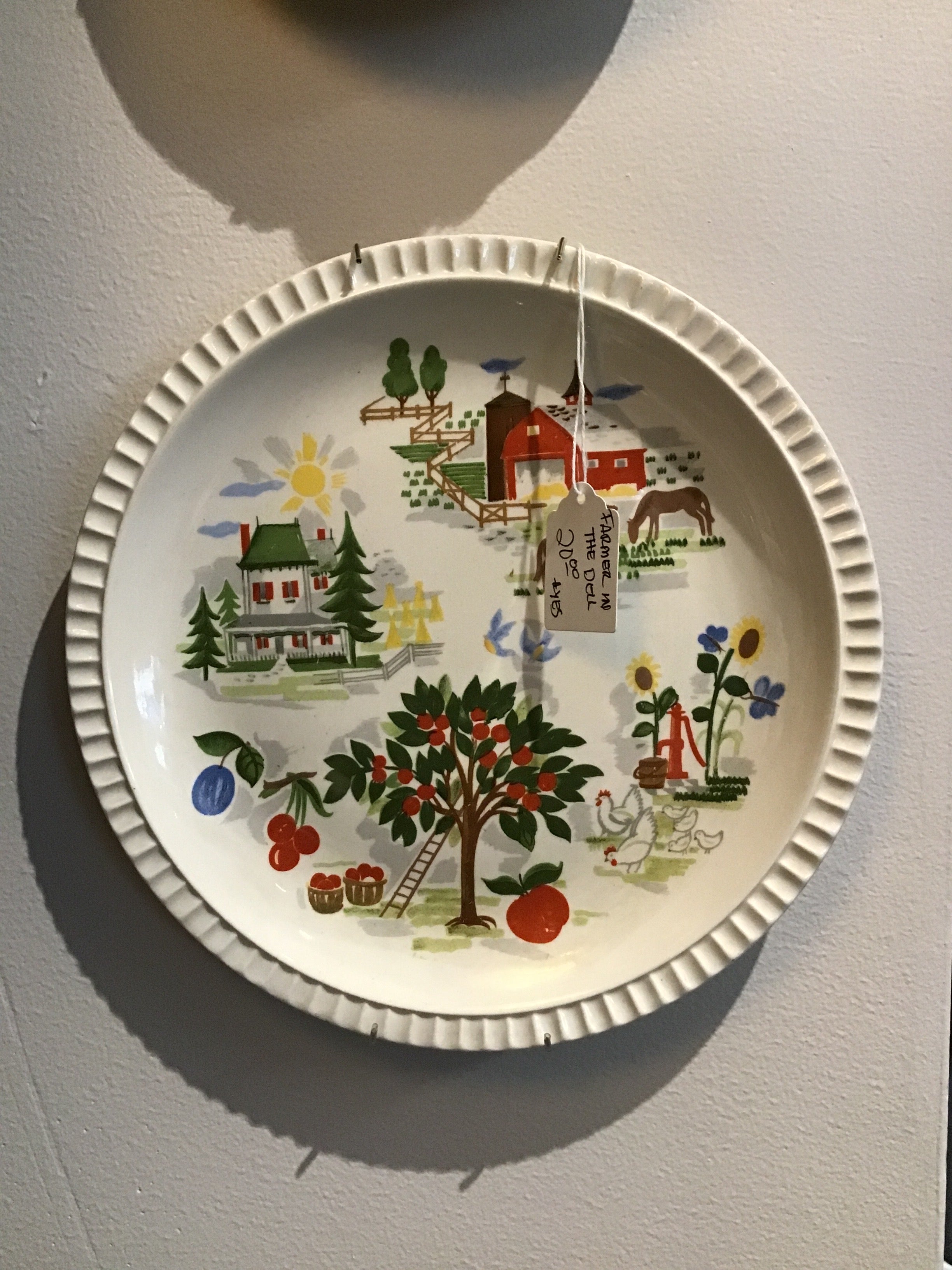 Farmer In The Dell Decorative Plate